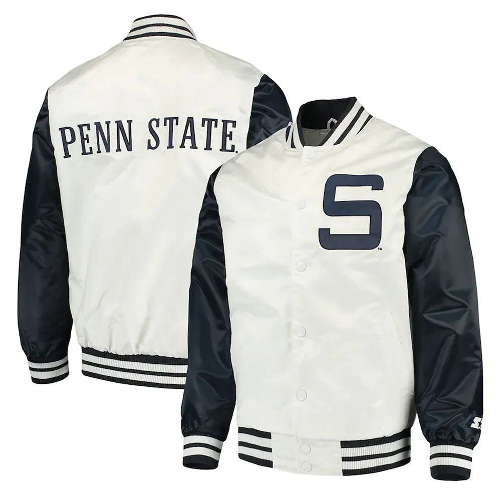 The Rookie Penn State Nittany Lions Blue/White Satin Jacket