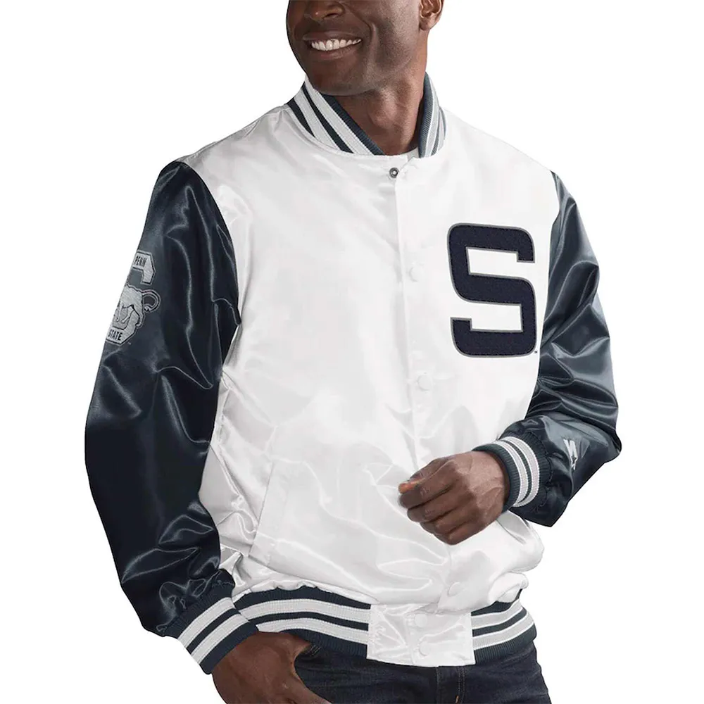 The Rookie Penn State Nittany Lions Blue/White Satin Jacket