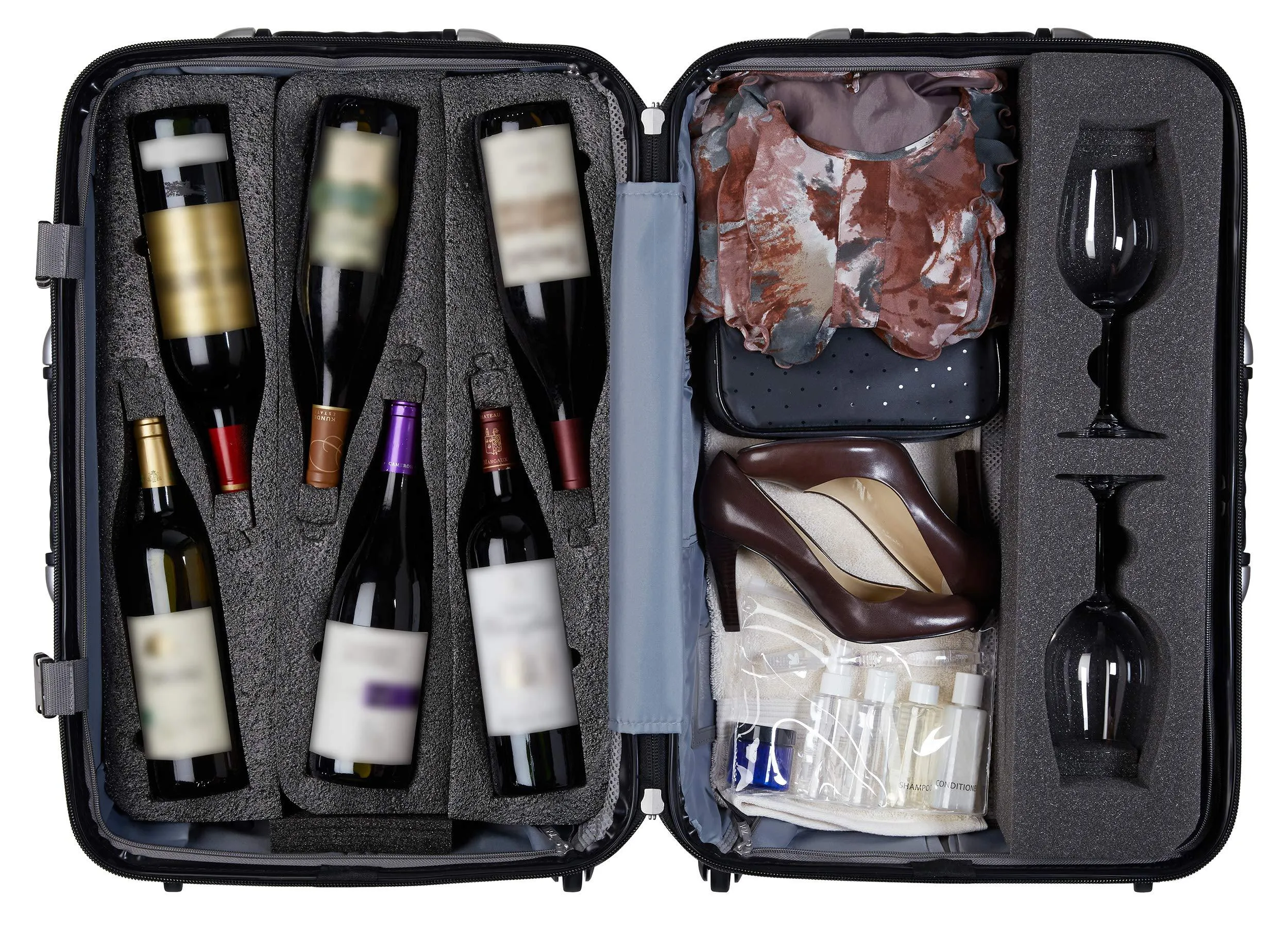 VinGardeValise Wine Glass Insert  