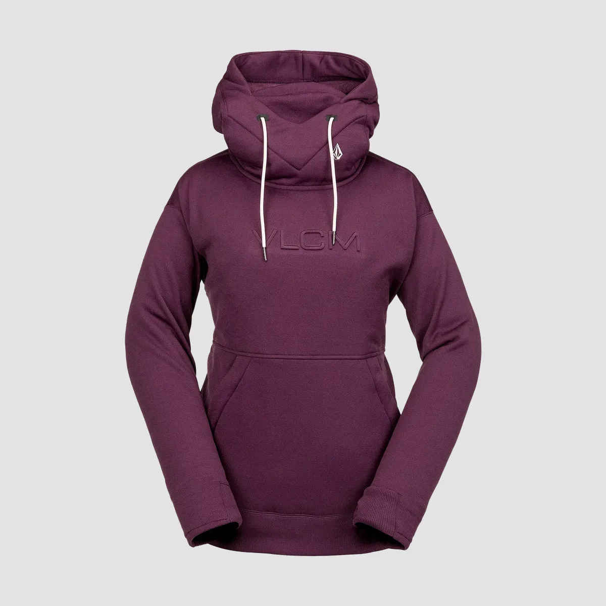 Volcom Riding Hydro Pullover Snow Hoodie Blackberry - Womens