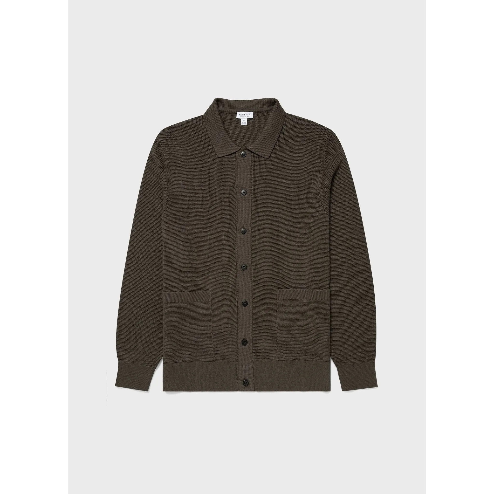 Waffle Stitch Jacket | Men | Khaki