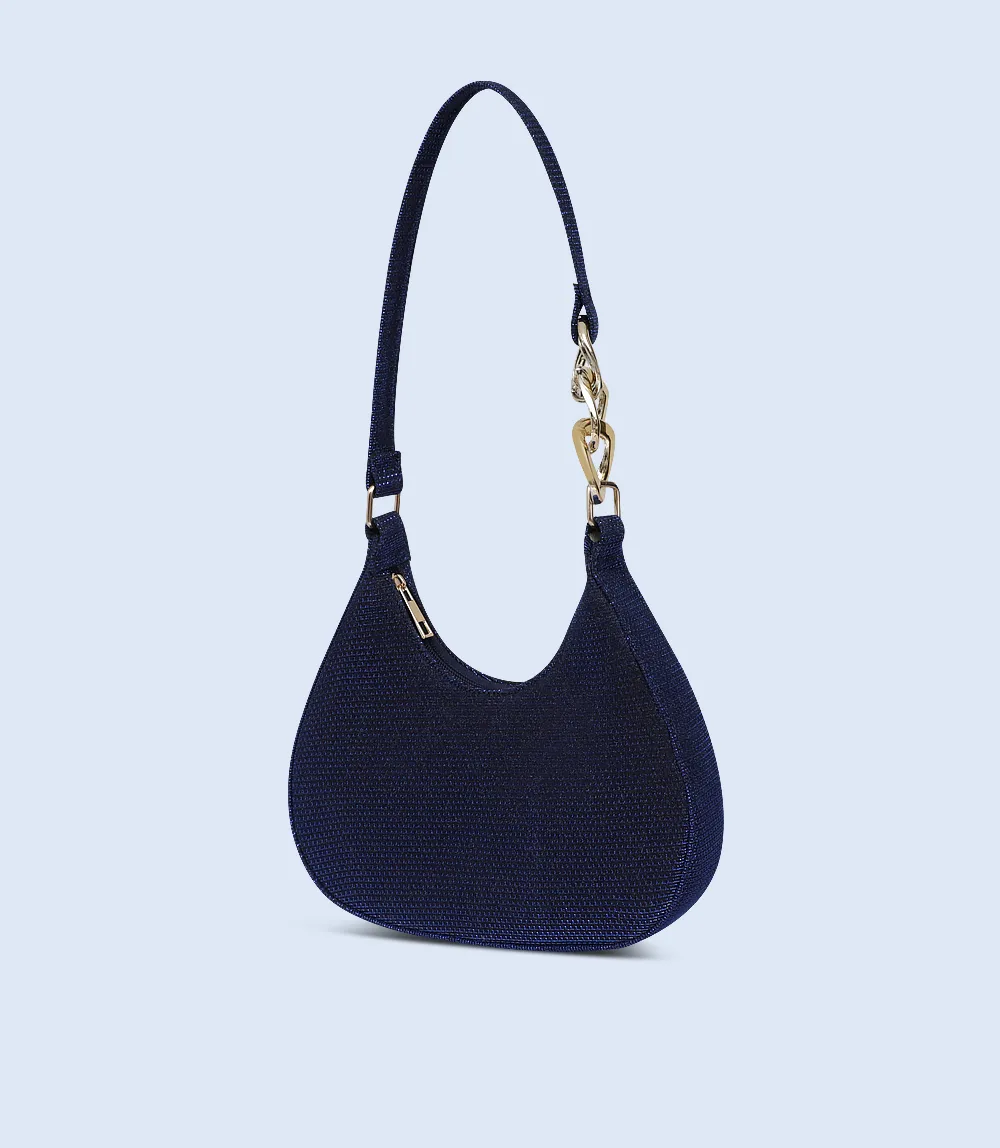 WB2633-BLUE-Women Shoulder Bag