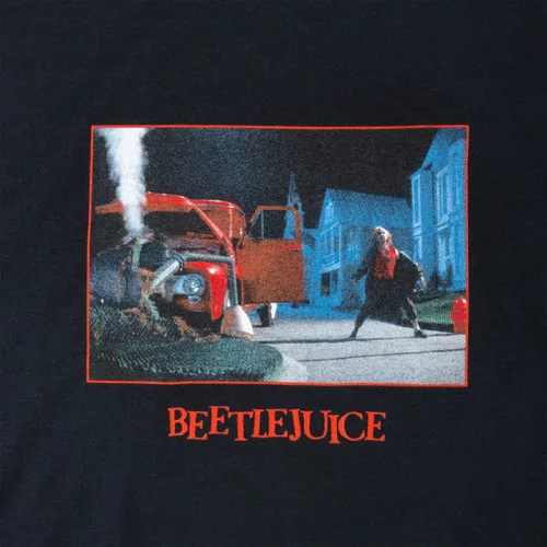 Welcome Skateboards x Beetlejuice Tombstone T-Shirt Black