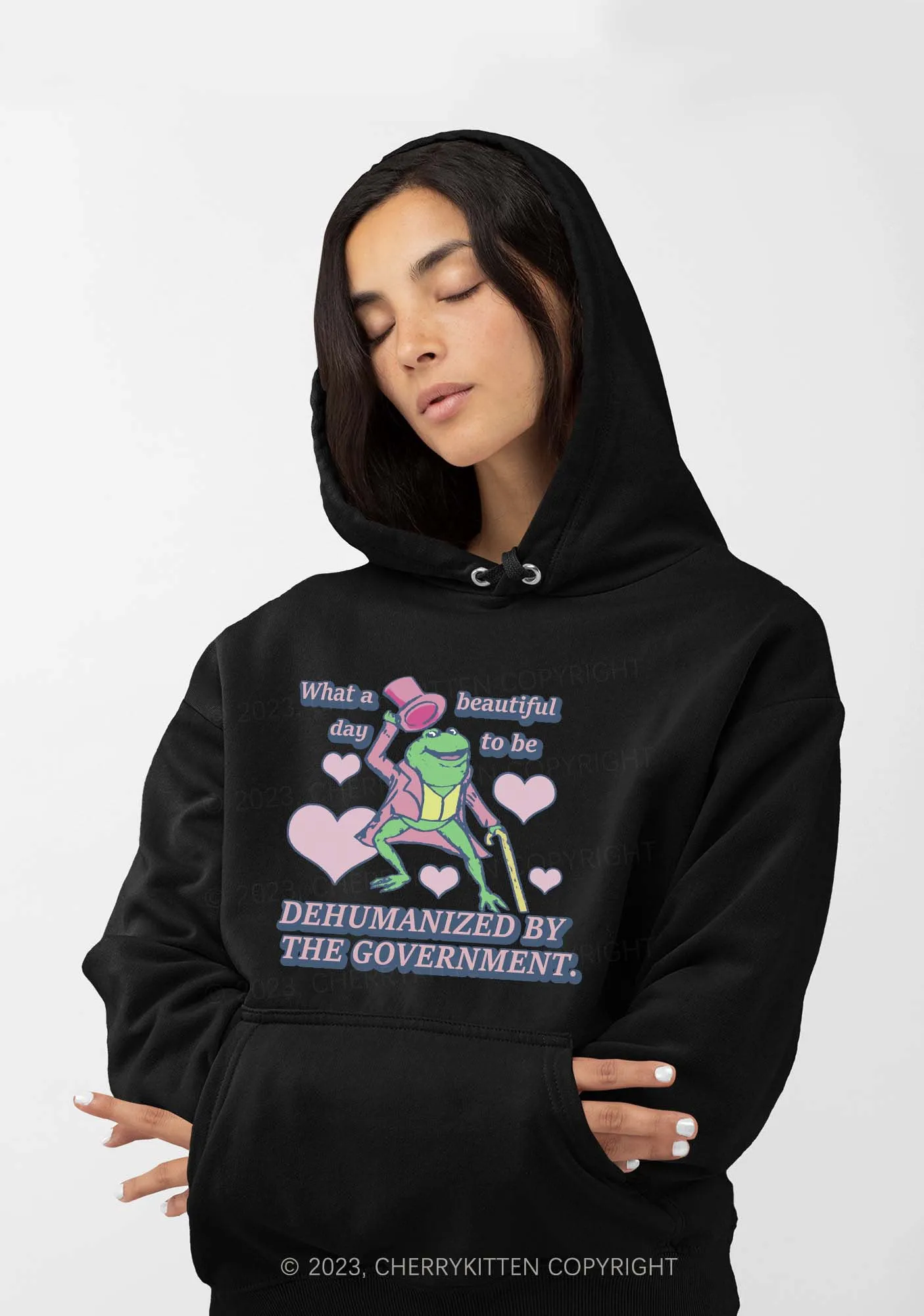 What A Beautiful Day Y2K Hoodie Cherrykitten