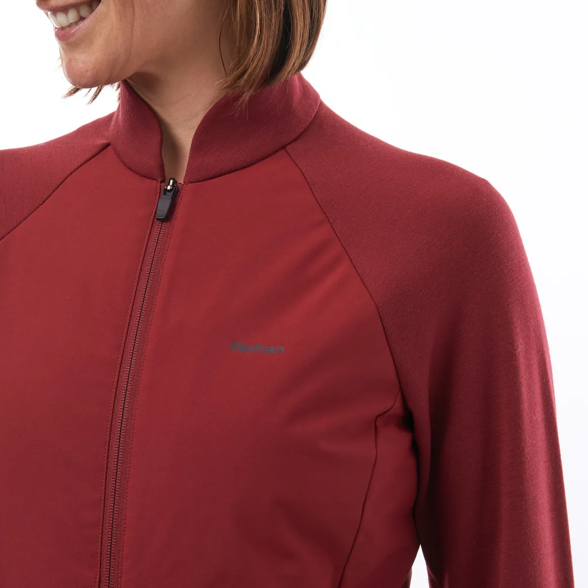 Women's Radiant Merino Hybrid Jacket Juniper Red