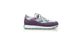 Women's Leather Running Sneakers 55012