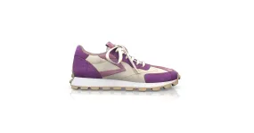 Women's Leather Running Sneakers 56512