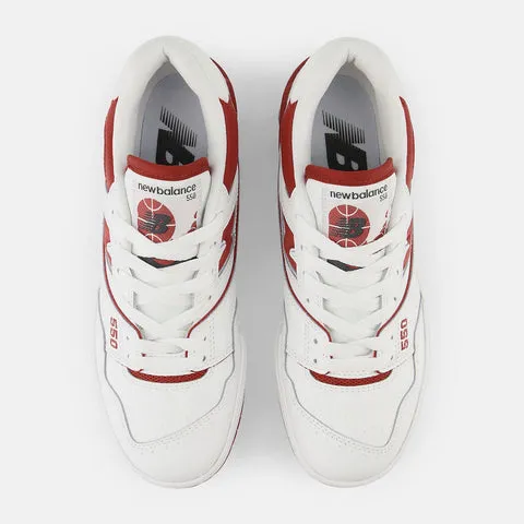 Womens/Kids New Balance 550 - White/Red