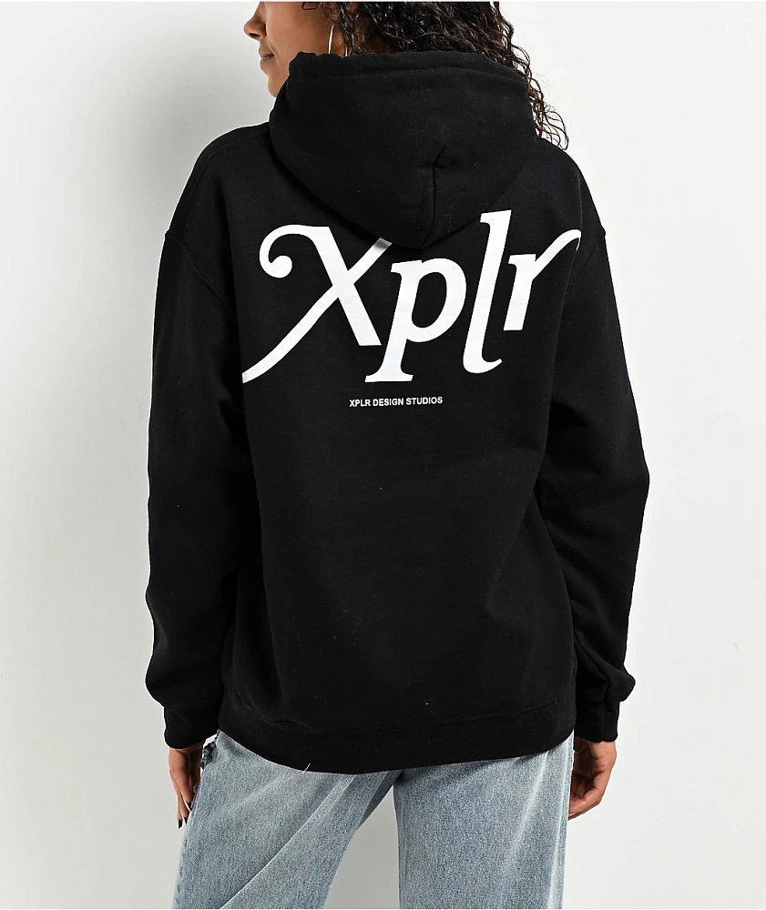 XPLR Core Black & White Hoodie